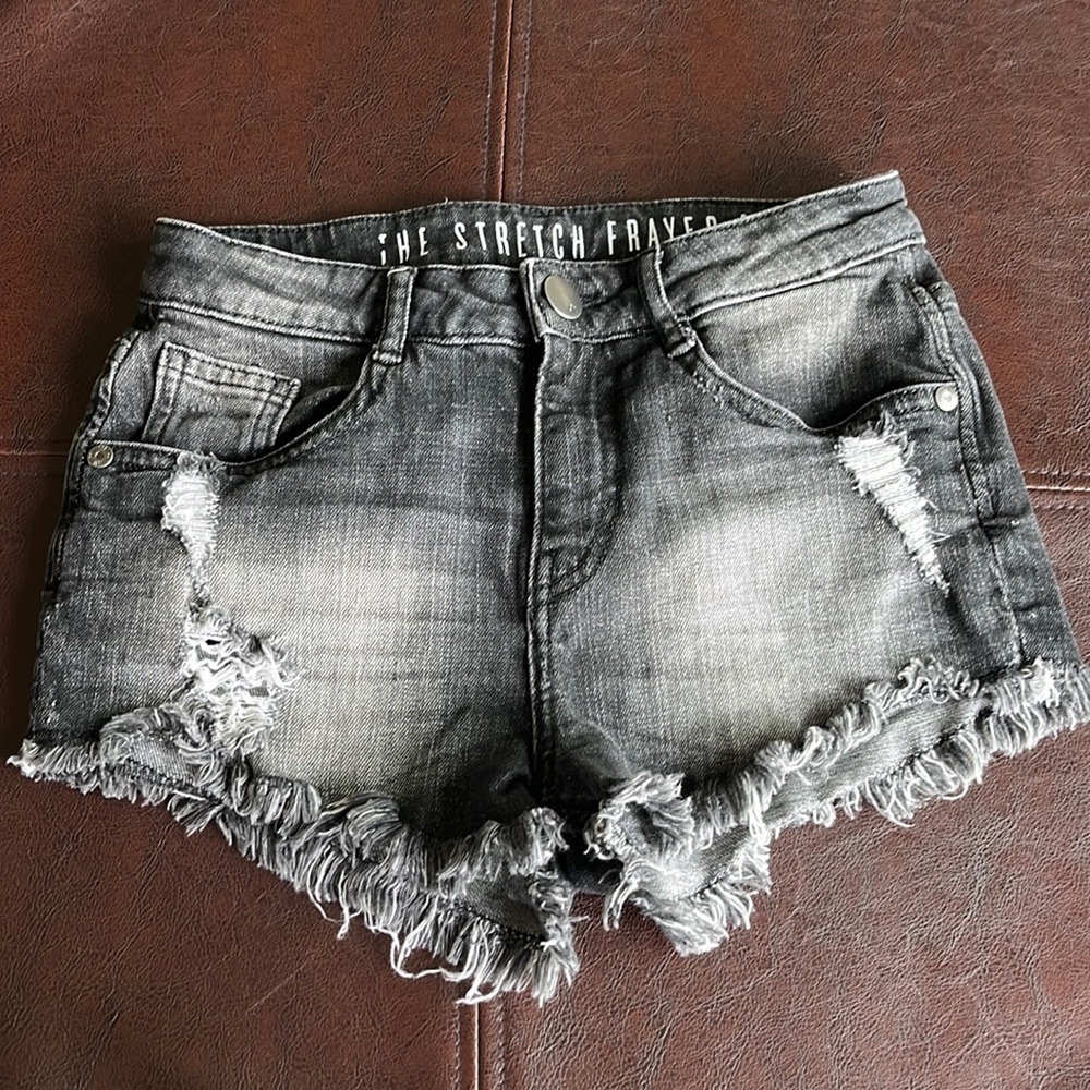 Australian designed jean shorts, mid rise